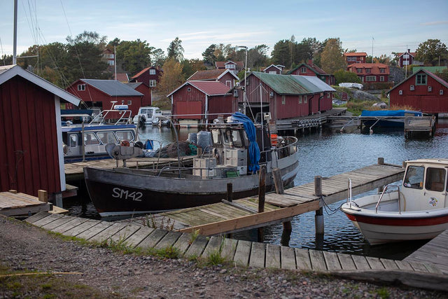 Möjan idyllinen satama.