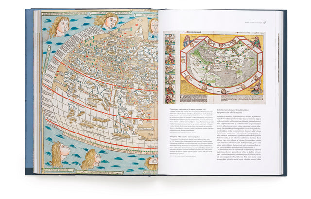 Historialliset maailmankartat kuvaavat uskomuksia ja asenteita.